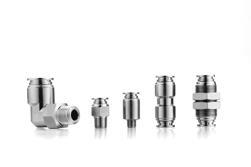 stainless steel push fitting Ideal Bell Pneumatics