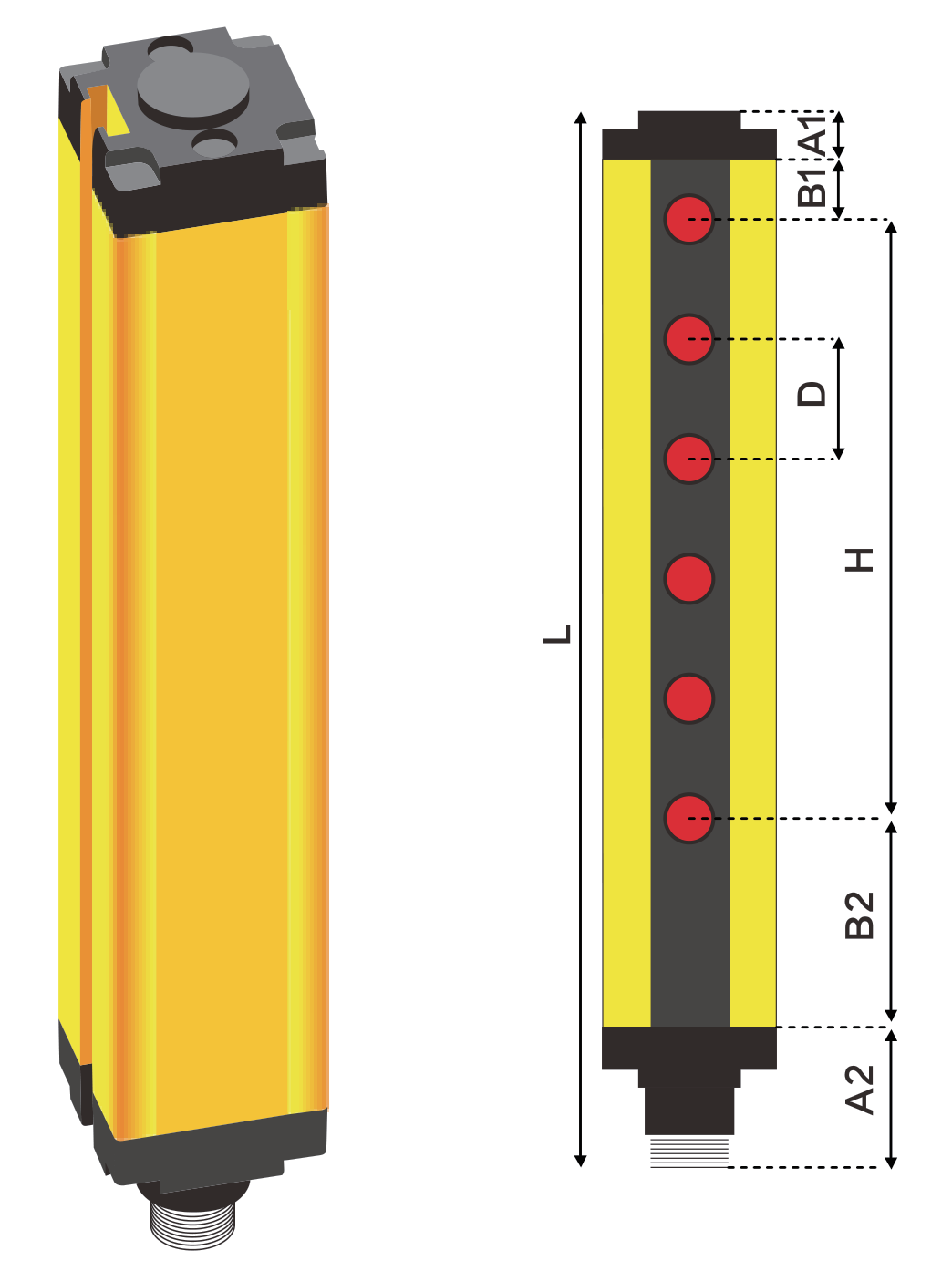 经济型光幕传感器Industrial Sensors- EMC - Ideal Bell Pneumatics